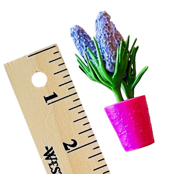 American Girl Garden FLOWER Purple Lavender Hyacinth Plant Doll Table Accessory - Picture 4 of 6